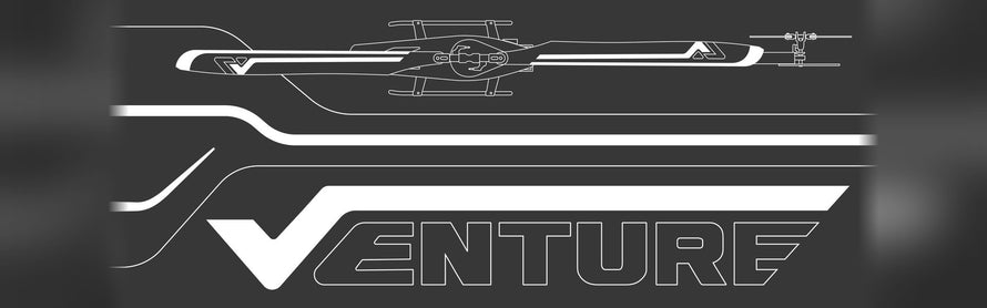 Venture Blades RC helicopter rotor blades banner