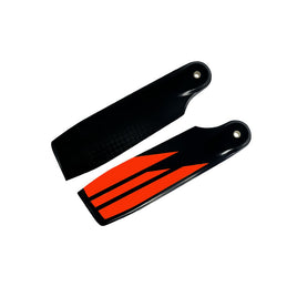 S95-O Tail Blades S95 Orange-Mad 4 Heli