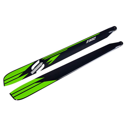 S580-GR Main Blades S580 Green-Mad 4 Heli