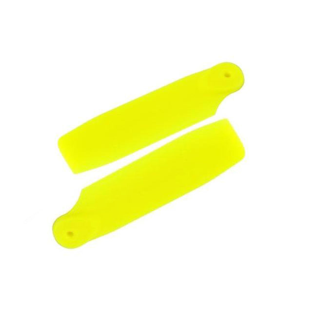 H0828-Y-S - YELLOW PLASTIC TAIL BLADE 50MM