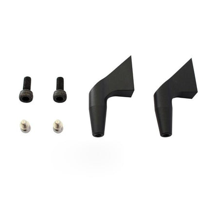 H0183BM-S - Aluminum Main Blade Grip Arm (New Design) Black Matte - Goblin 700/770-Mad 4 Heli