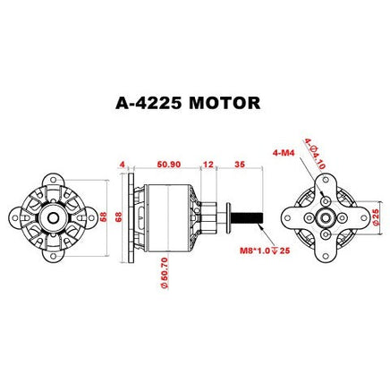 Scorpion A-4225 PNP Combo (6s/90E+/20cc-25cc+/3108w)-Mad 4 Heli