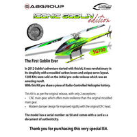 SG700-23 GOBLIN 700 ICONIC EDITION-Mad 4 Heli