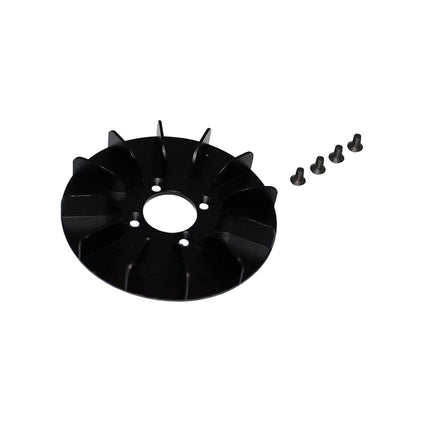 H0671BM-S - ALUMINUM ENGINE FAN - BLACK NITRO/RAW 700 Nitro-Mad 4 Heli