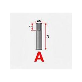 Xnova XTS 3215 Shaft Type A (05mm x 22mm) X3215A-Mad 4 Heli