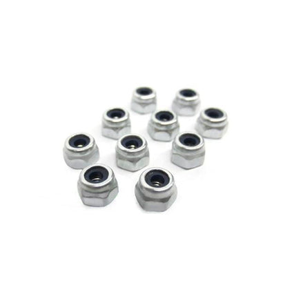 HC200-S Goblin 420/500/630/700/770 Metric Hex Locknut Nuts M2,5 H3,5(10pcs)-Mad 4 Heli