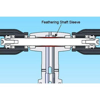 HN6061-1 Feathering Shaft Sleeve Set-Mad 4 Heli