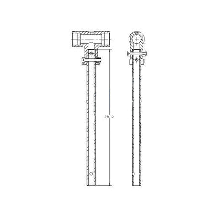 H70093A Align Trex 700E Main Shaft DISCONTINUED-Mad 4 Heli