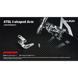 H47T020XX Align Trex 470L Metal I-shaped Arm.-Mad 4 Heli