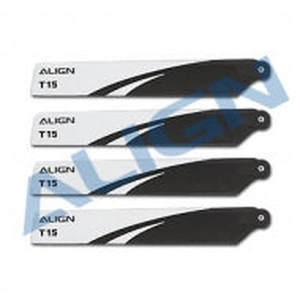 HD120BT ALIGN T15 Main Blades (Carbon)-Mad 4 Heli