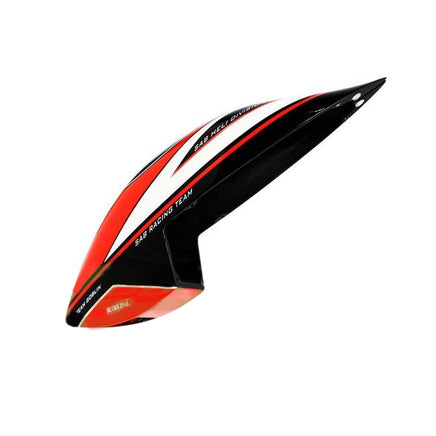 H0922-S - MINICOMET CANOPY BLACK/RED-Mad 4 Heli