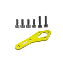 OSHM2318Y OMPHOBBY M2 EVO Tail Motor Reinforcement Plate set-Yellow-Mad 4 Heli