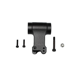 H0130BM-S - ALUMINUM CENTER HUB BLACK MATTE - GOBLIN BLACK THUNDER/BLACK NITRO-Mad 4 Heli