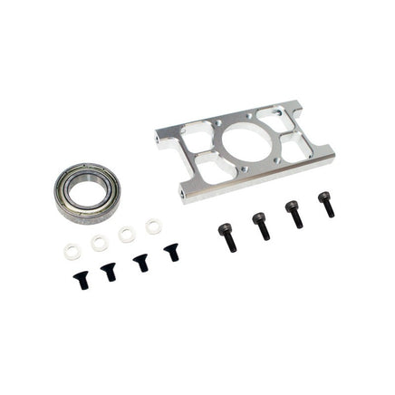 H1337-S GOBLIN RAW ALUMINUM THIRD BEARING SUPPORT-Mad 4 Heli