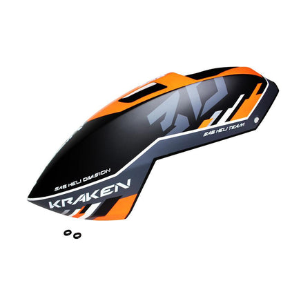 H1075-S - CANOPY KRAKEN ORANGE-Mad 4 Heli