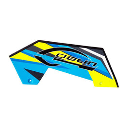 H1143-S KRAKEN LOW SIDE FRAME R YELLOW/BLUE-Mad 4 Heli