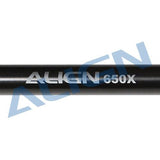 H65T008XXW Align Trex 650X Aluminum Tail Boom-Mad 4 Heli