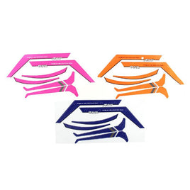 HA088-S Raw Sticker Pink/Blue/Orange-Mad 4 Heli