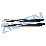 HD650BT Align Trex 650X Carbon Fiber Blades-Mad 4 Heli