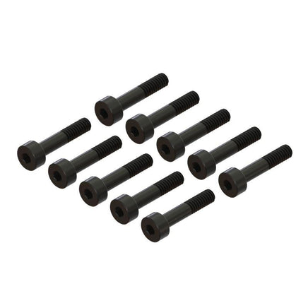 M2x10S/CS-10 - Shoulder Hex Cap Screw M2x10, 10 PCS-Mad 4 Heli