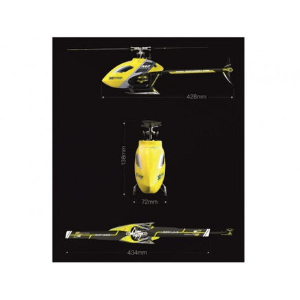 OSHM0031 Heli OMP M2 EVO yellow RTF - OMP Hobby-Mad 4 Heli