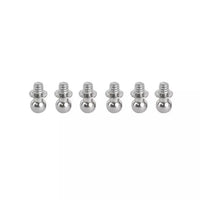 OSHM1061 OMPHOBBY M1 Replacement Parts Ball Joint Screw Set 6pcs φ2.5*L4.9mm Screw Thread: M1.6 for M1/M1 EVO-Mad 4 Heli