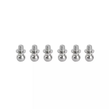 OSHM1061 OMPHOBBY M1 Replacement Parts Ball Joint Screw Set 6pcs φ2.5*L4.9mm Screw Thread: M1.6 for M1/M1 EVO-Mad 4 Heli