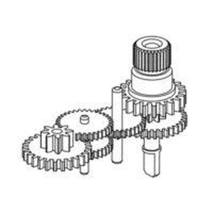 OSHM2075 OMPHOBBY M2 Metal Servo Gear Set-Mad 4 Heli