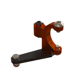 OSP-1140 - OXY3 CNC Alu Tail Bell Crank, Orange-Mad 4 Heli