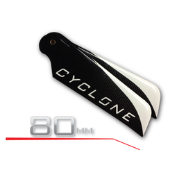 80mm CYCLONE CARBON FIBER TAIL BLADES-Mad 4 Heli