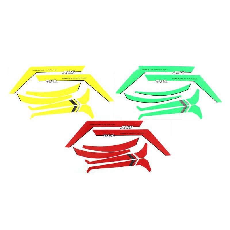HA085-S RAW 700 Sticker Yellow/Red/Green