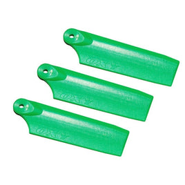 SP-OXY3-102-2 - OXY3 - 3X Tail Blade 47mm - Green-Mad 4 Heli