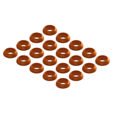 SP-OXY3-133 - C Washer M2, Orange 20pcs-Mad 4 Heli