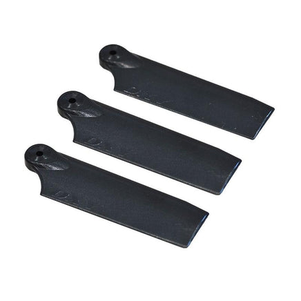 SP-OXY3-151-3 - OXY3 - 3X Tail Blade 50mm - Black-Mad 4 Heli