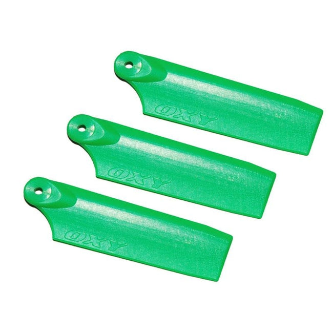 SP-OXY3-151-2 - OXY3 - 3X Tail Blade 50mm - Green