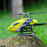 OSHM0023 OMPHOBBY M2 RC Helicopter EVO Version Raceing YELLOW-Mad 4 Heli