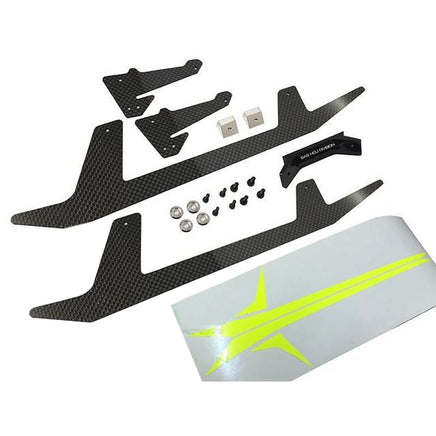 H0652-S - CARBON FIBER LANDING GEAR SET - GOBLIN 500 SPORT-Mad 4 Heli