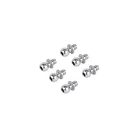 OSHM1061 OMPHOBBY M1 Replacement Parts Ball Joint Screw Set 6pcs φ2.5*L4.9mm Screw Thread: M1.6 for M1/M1 EVO-Mad 4 Heli