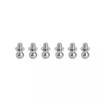 OSHM1061 OMPHOBBY M1 Replacement Parts Ball Joint Screw Set 6pcs φ2.5*L4.9mm Screw Thread: M1.6 for M1/M1 EVO-Mad 4 Heli