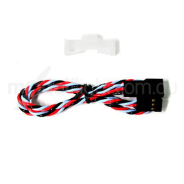 Dualsky servo extension lead, 600mm, Heavy Duty twisted suit JR, Futaba, Hitec-Mad 4 Heli