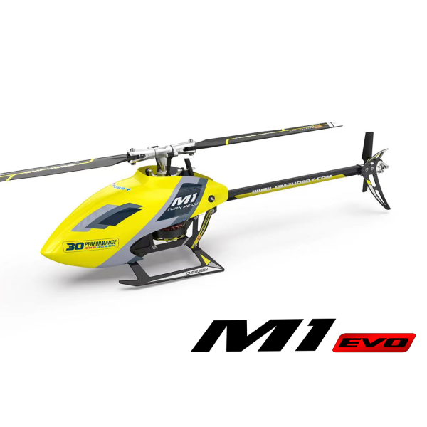 OSHM0027 OMPHOBBY OMP Heli M1 EVO Helicopter yellow (S-FHSS RX)