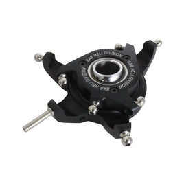 H1295-S SWASHPLATE BLACK MATTE FOR 3 BLADES HEAD-Mad 4 Heli