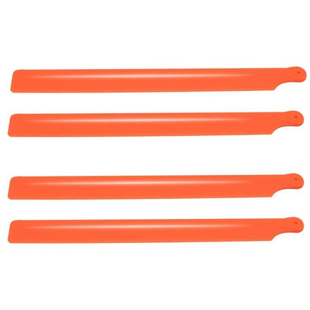 SP-OXY2-080 - Plastic Main Blade 210mm, 2 set, Orange-Mad 4 Heli