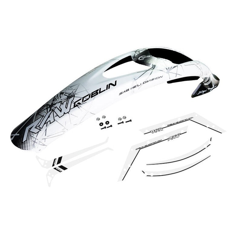 H1608-S RAW CANOPY WHITE AND STICKER